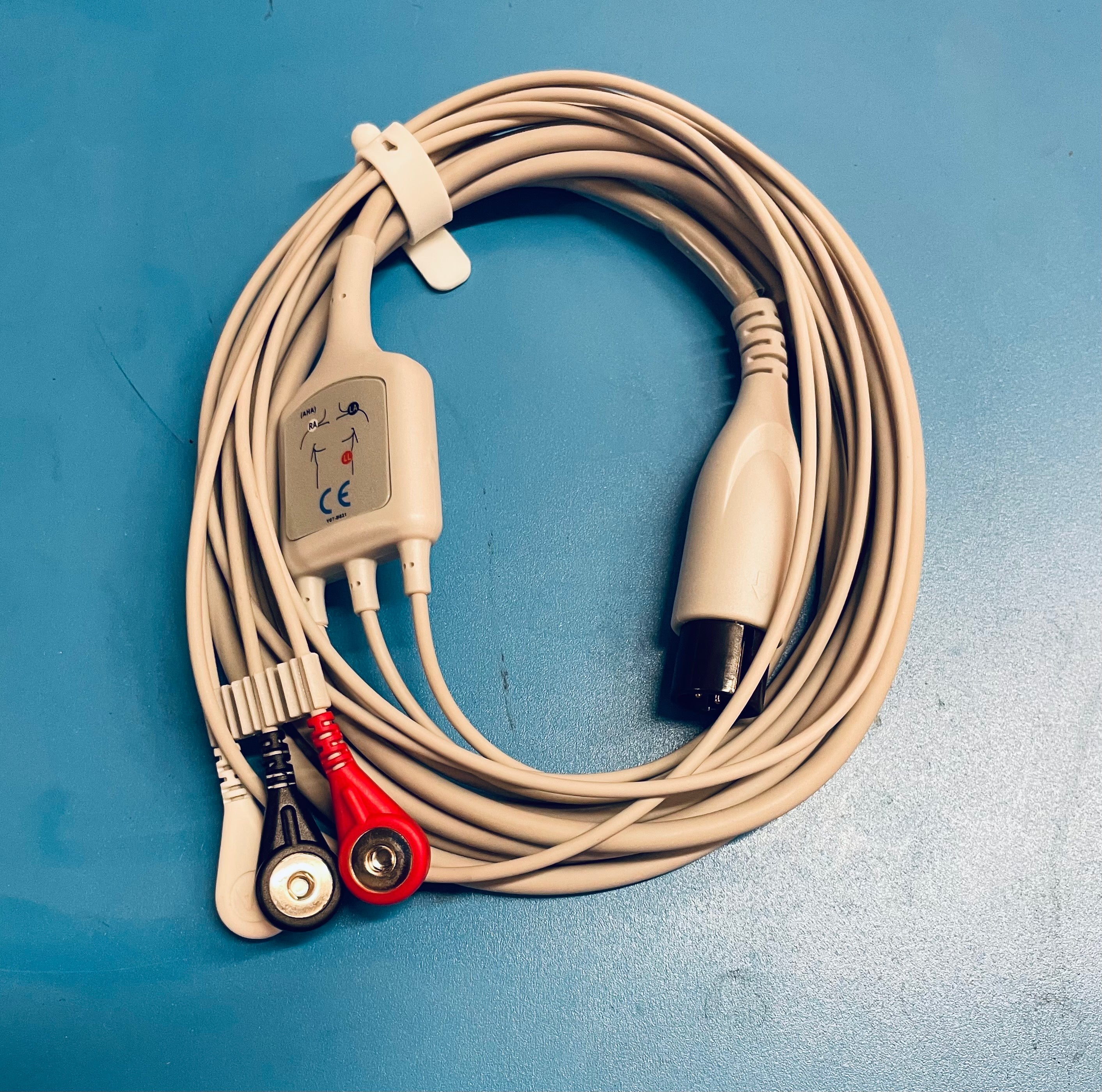 ECG / EKG Cable, One Piece (3 Lead)